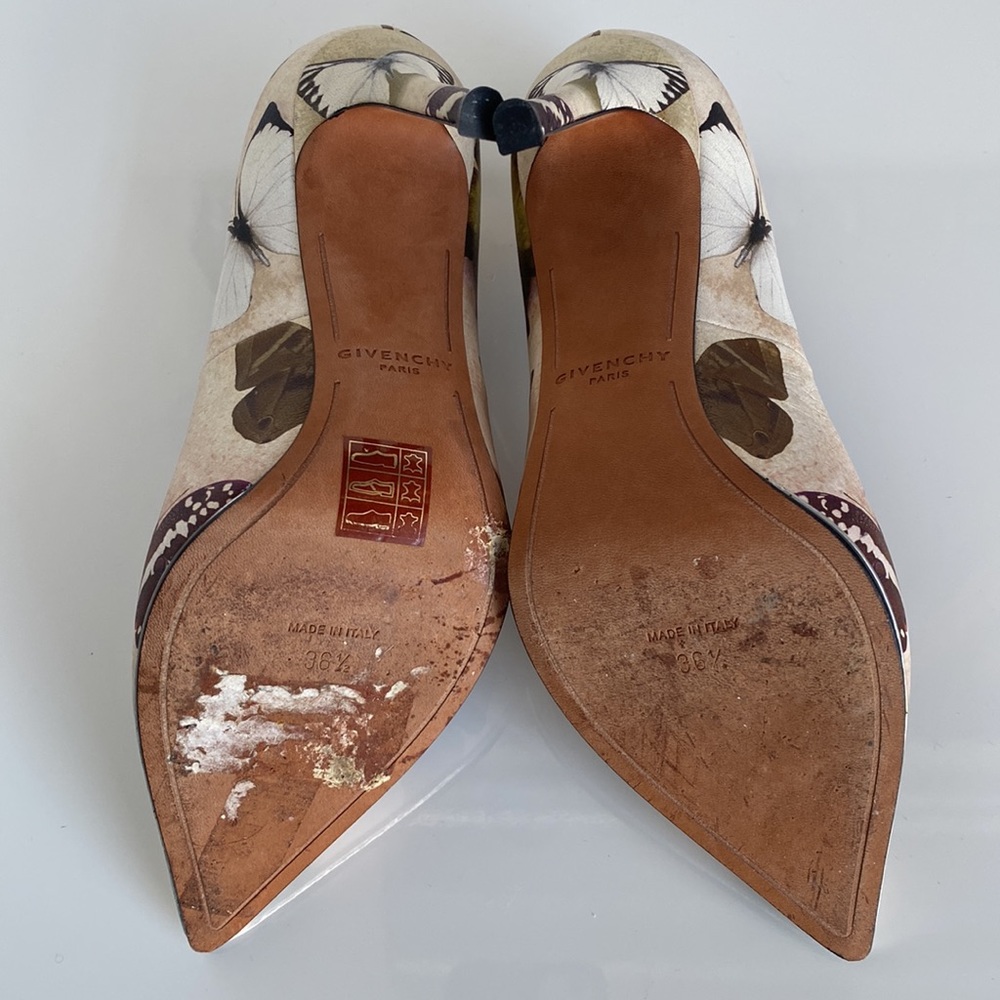 Givenchy Lia Butterfly Print Pumps size 6.5 - Picture 15 of 16